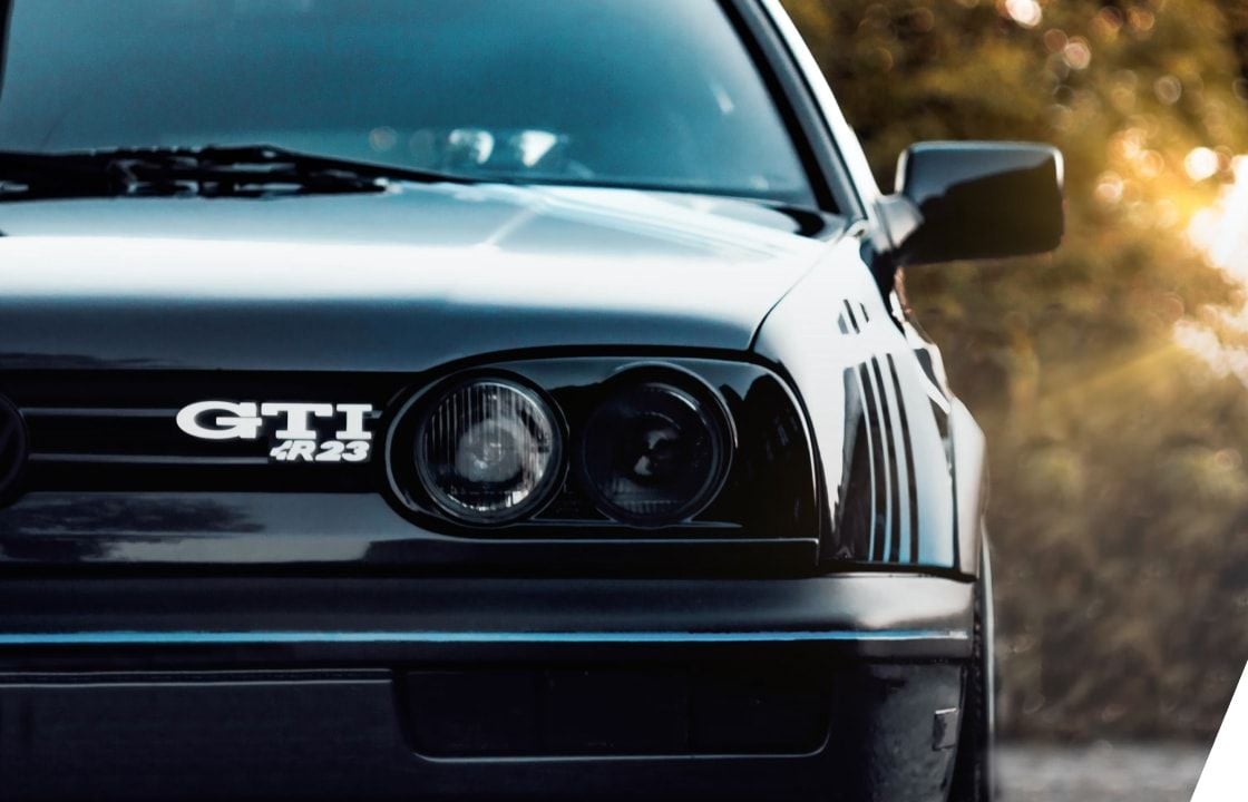 Front of a Volkswagen vehicle
